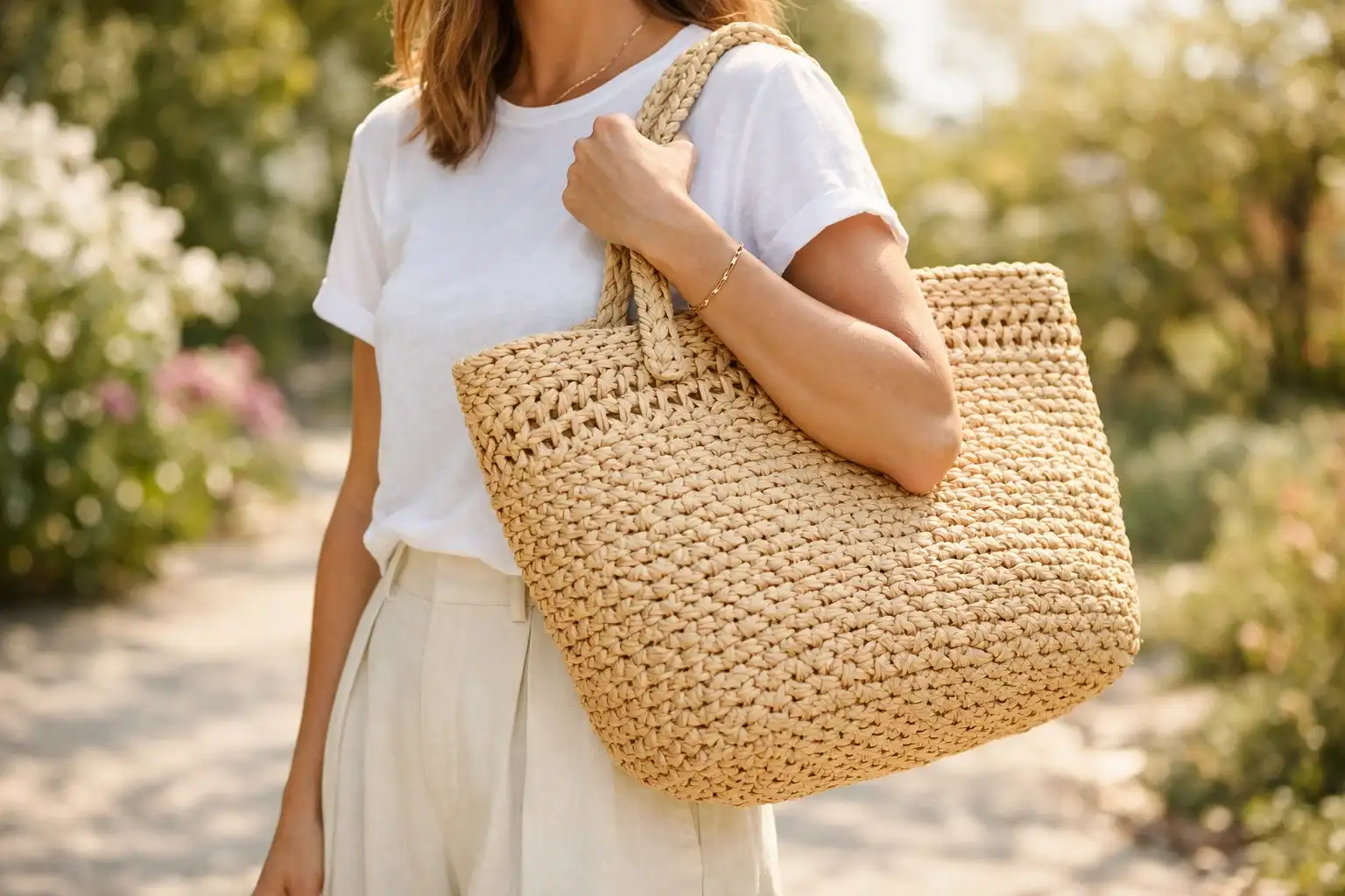 A Woven Tote Bag