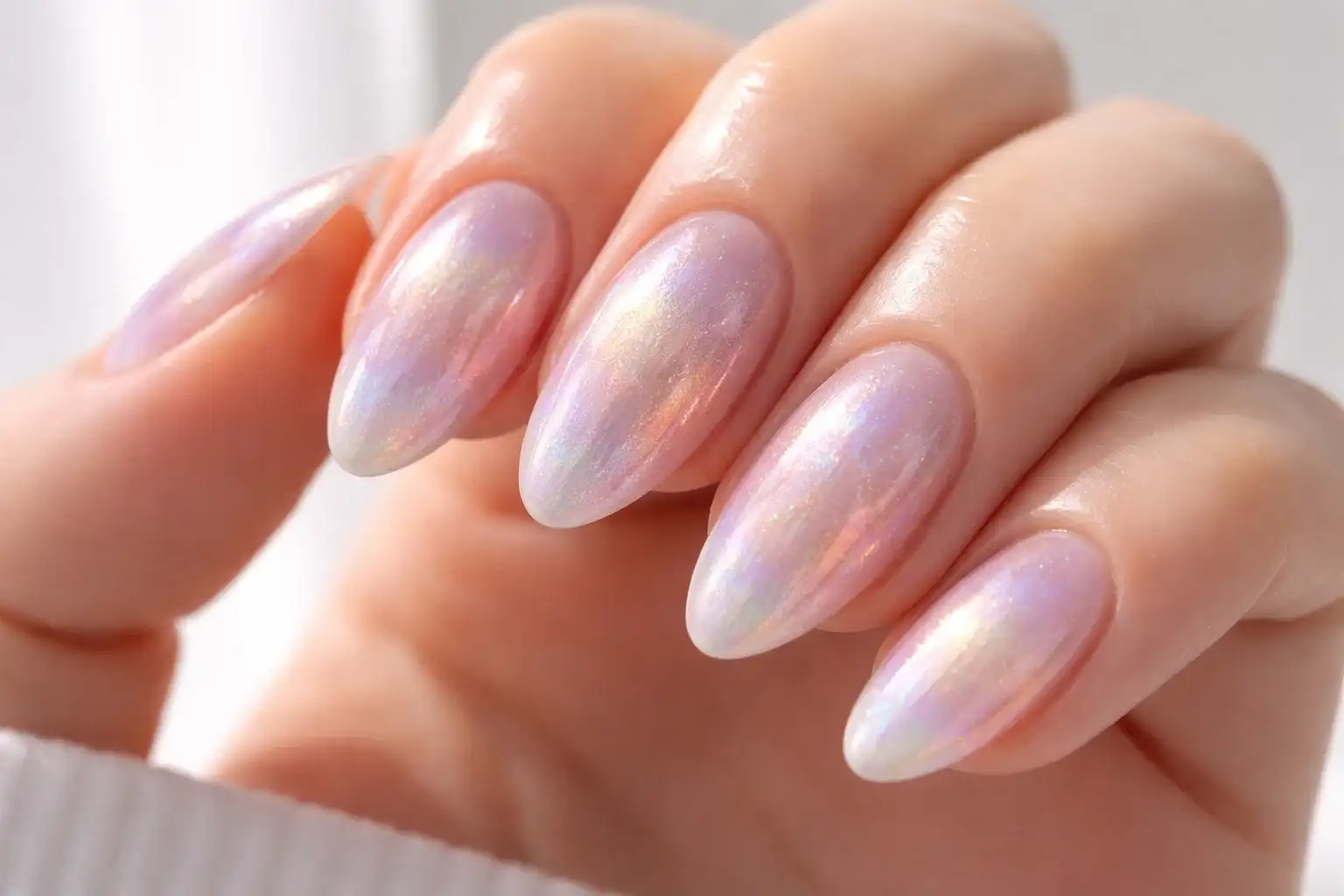 Opalescent Pastel Nails