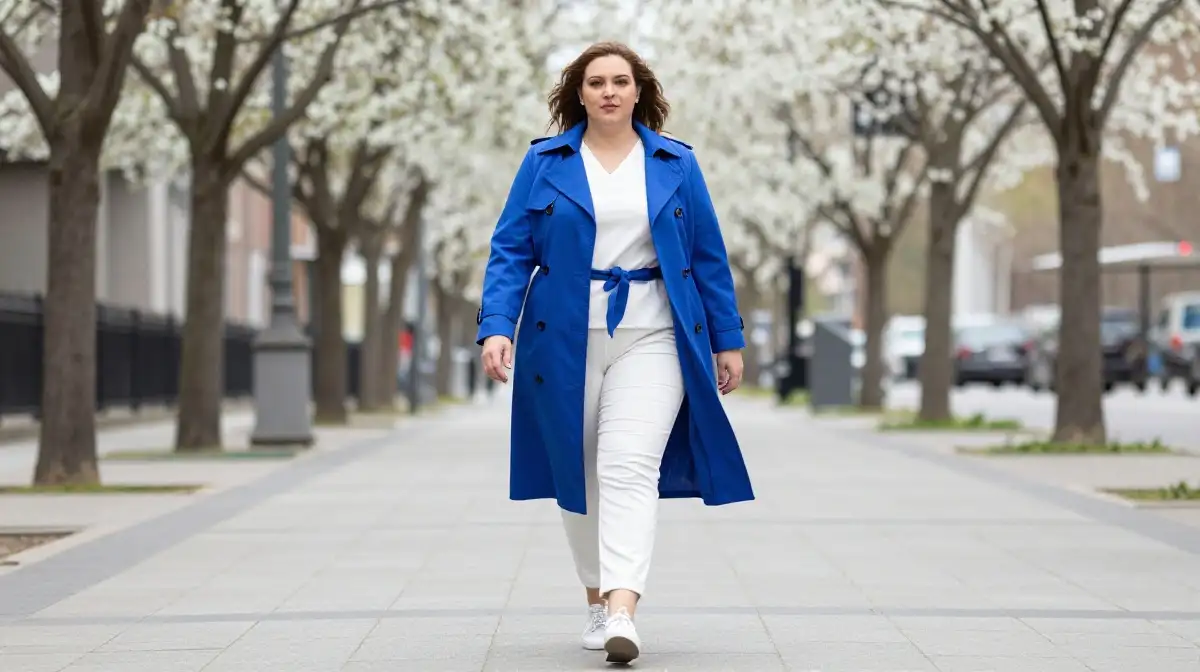 Layer with a Lightweight Trench in a Bold Shade