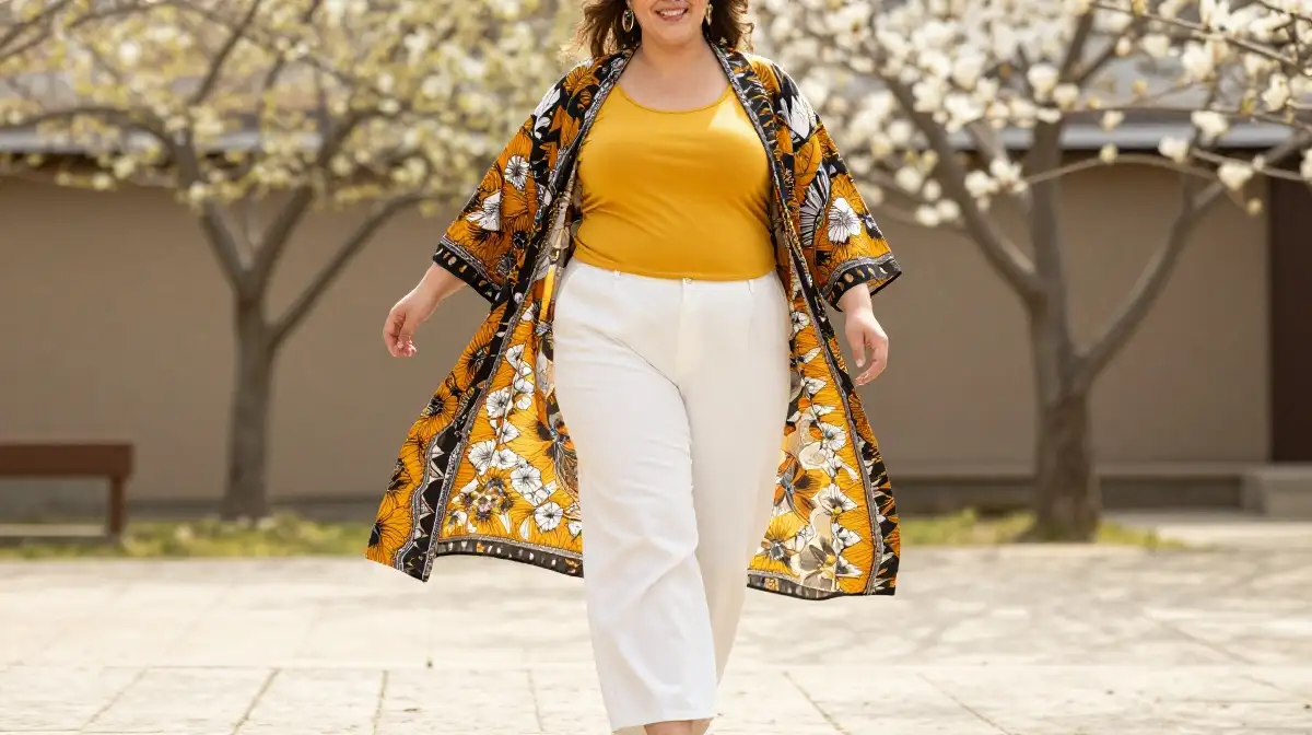 Experiment with Kimono-Style Wraps