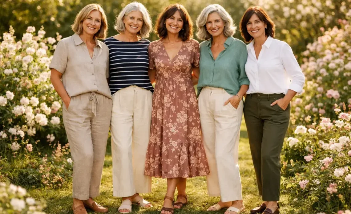 16 Best Ideas for Women Over 50 Natural Spring Outfits