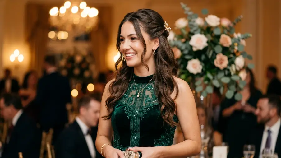 Twisted Half-Up Style