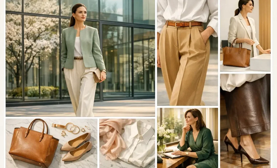 18 Elegant Ideas for Modern Spring Office Outfits 2026 Women