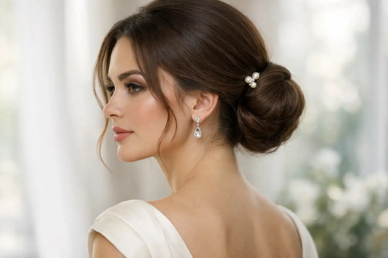 The Sleek Low Chignon