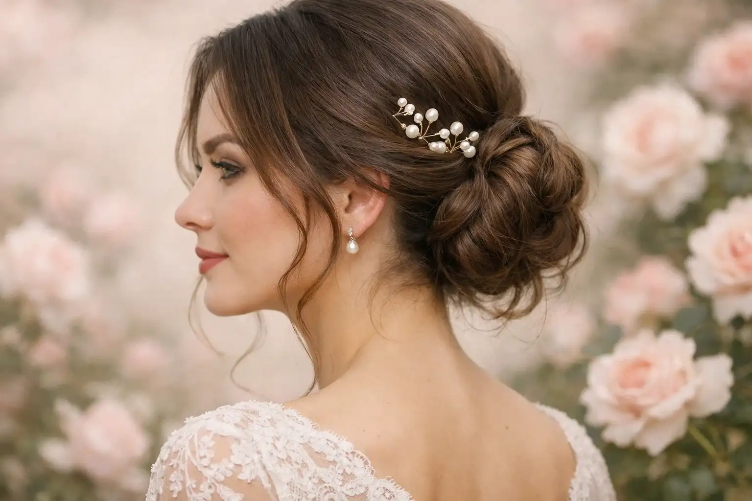 The Romantic Chignon with Loose Tendrils