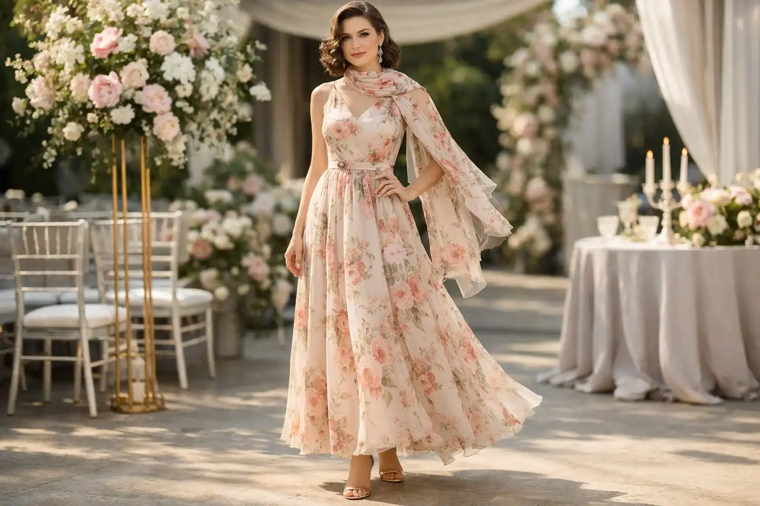 The Scarf-Neckline Dress