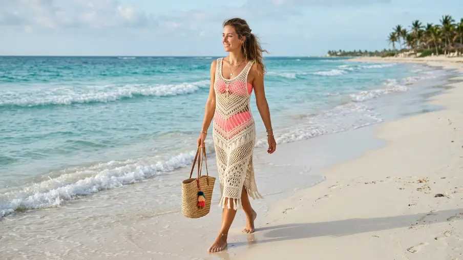 The Crochet Beach Cover-Up Outfit