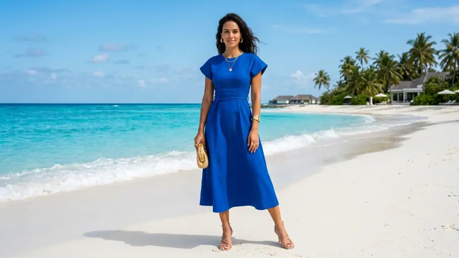 The Cobalt Blue Statement Outfit