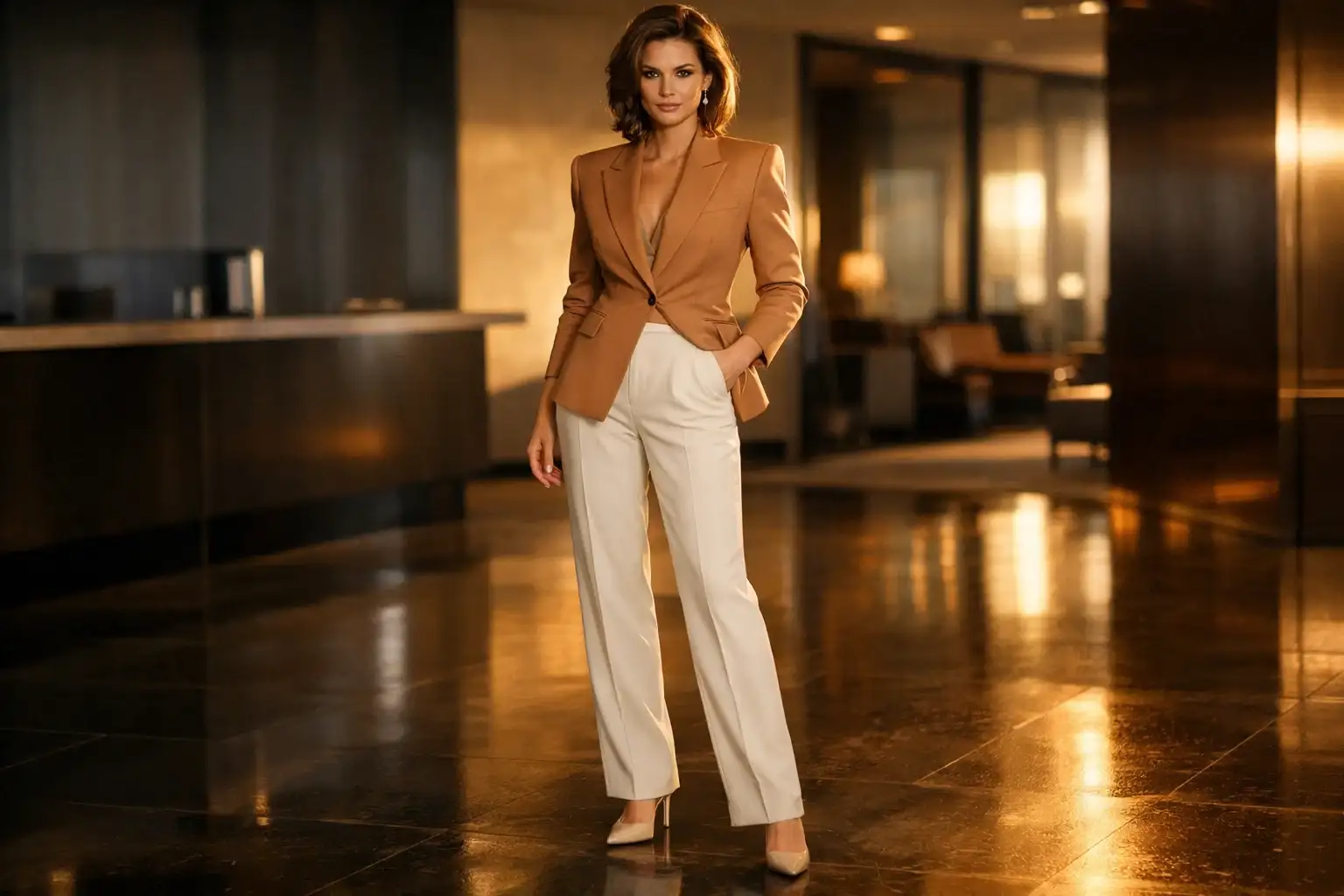 The 80s-Inspired Shoulder Blazer