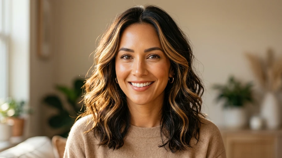 Golden Caramel Highlights