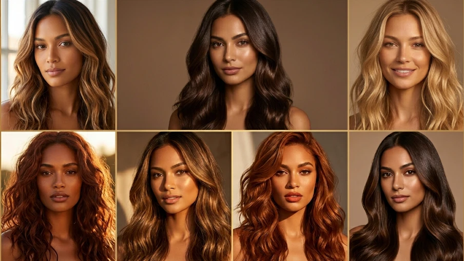 16 Trendy Ideas for Hair Color for Tan Skin Women 2026 to try