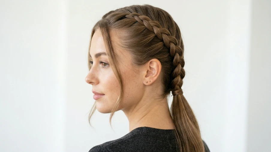 French Braid Hairstyle