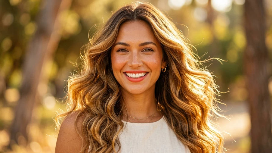 Golden Caramel Balayage