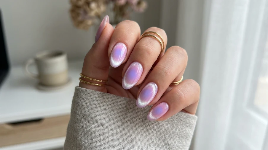 Aura Cat Eye NailsAura Cat Eye Nails