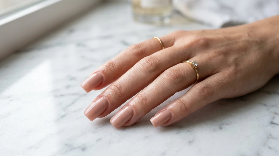 Classy Acrylic Nails with Refined Shapes