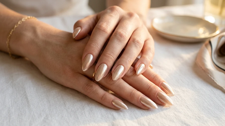 Classy Chrome Nails: Subtle Metallics with Impact