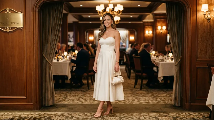 Strapless Dress for Semi-Formal Nights