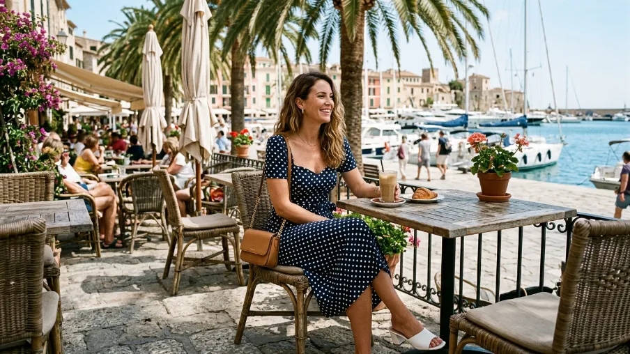 Polka Dot Midi Dress