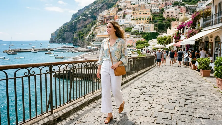 White Linen Trousers and a Breezy Top