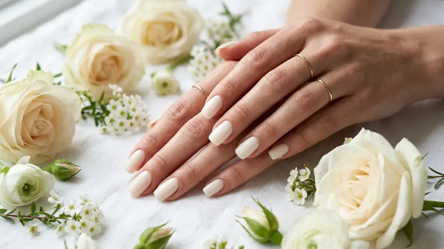 Cloud Dancer White Nails