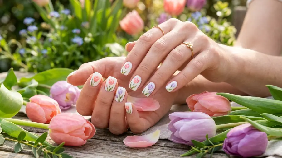 Tulip Nail Art