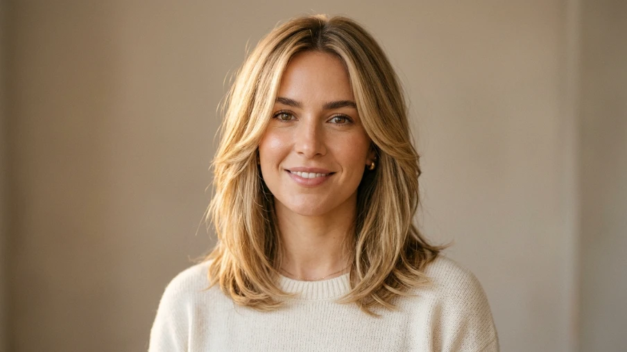 The Classic Lob with Face-Framing Layers