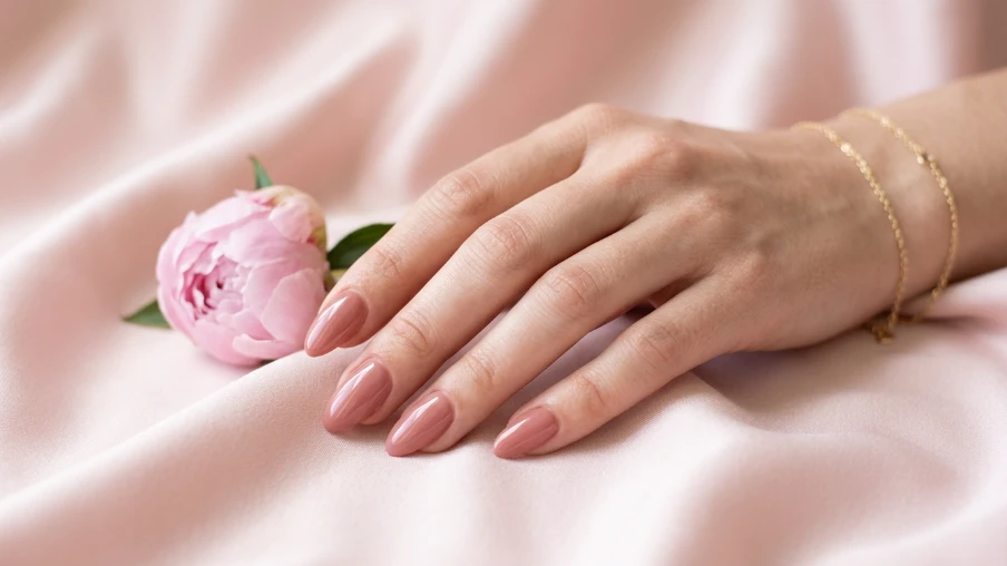 Pink Graduation Nails