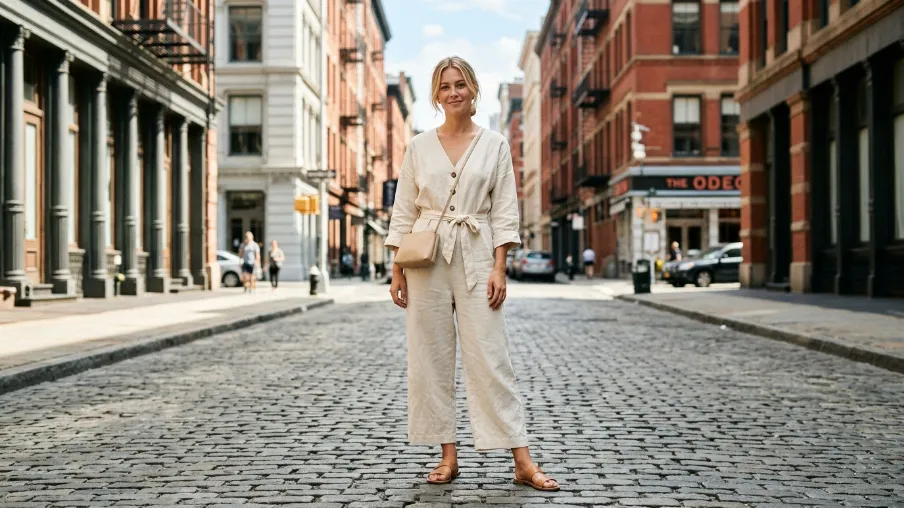 Flowy Wide-Leg Jumpsuit