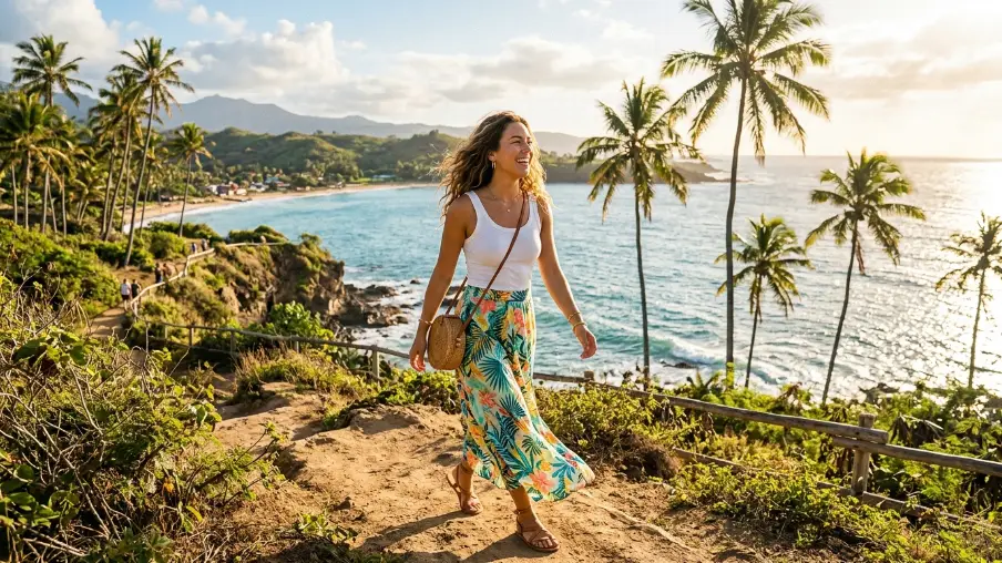 Vacation Skirt Outfits for Travel and Warm Weather