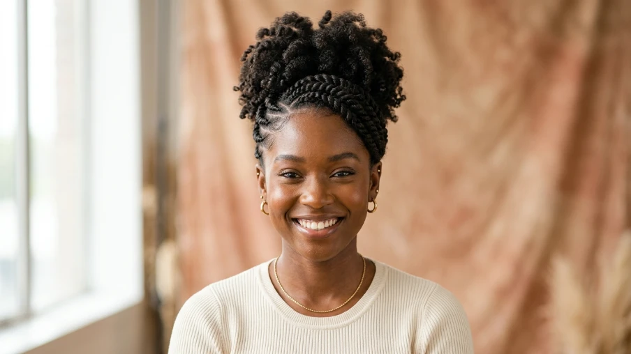 Twisted Puff Updo