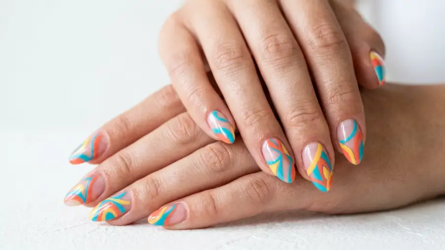 Pucci Nails Paired with Negative Space
