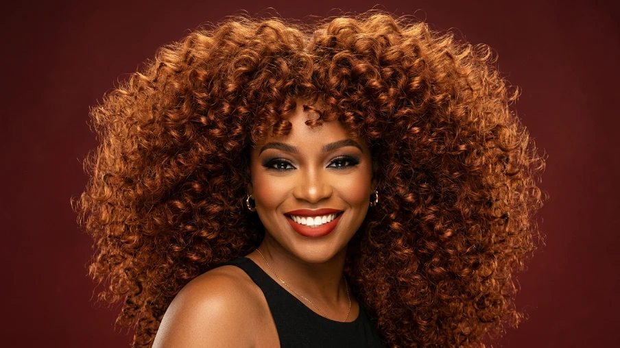 Voluminous Weave Hair Look