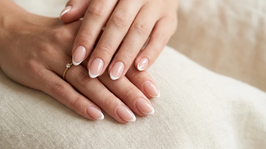 French Tip Short Nails