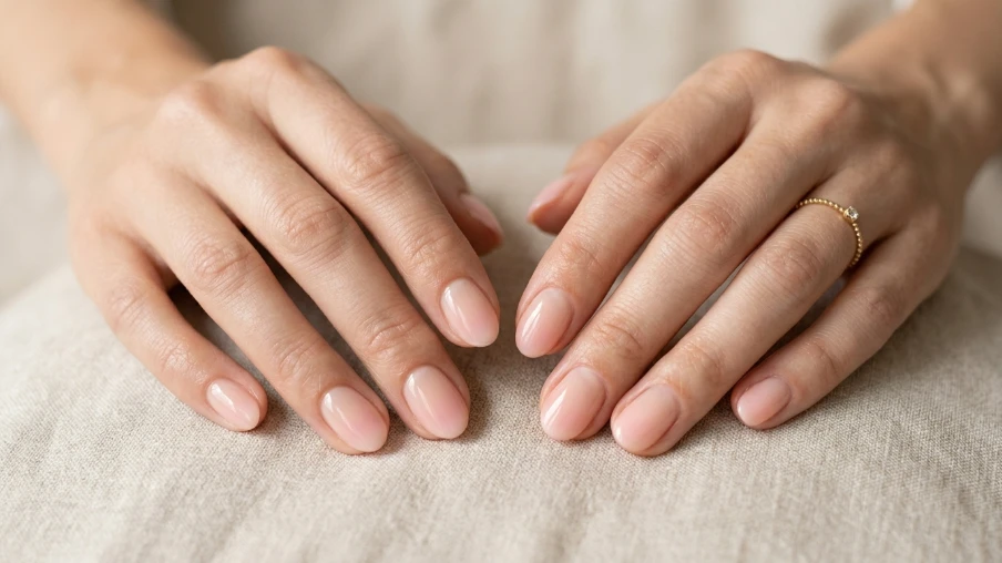 Ombre Short Acrylic Nails