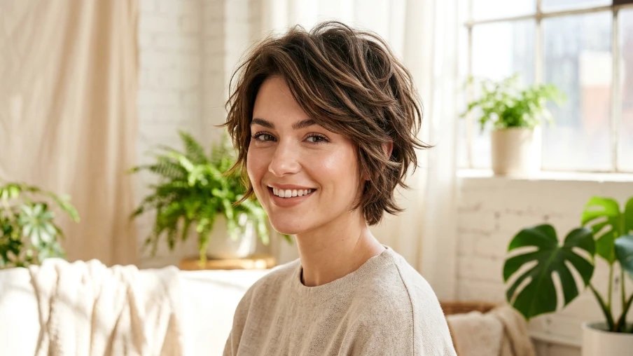 The Short Layered Haircut