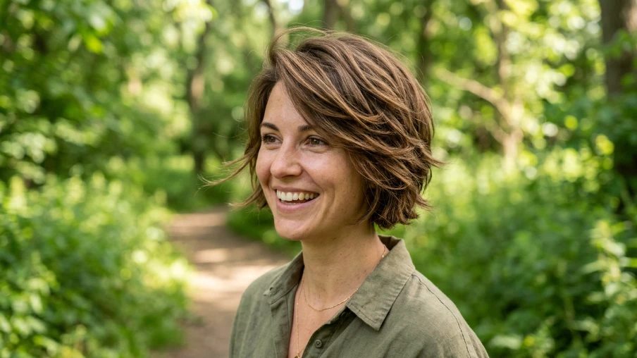 The Layered Short Hairstyle