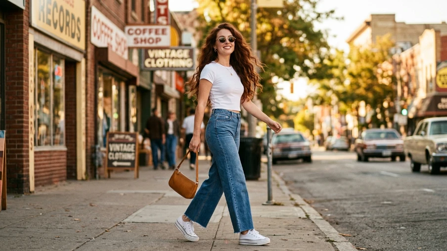 Aesthetic Summer Outfit: Vintage-Inspired Street Style