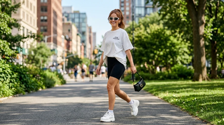 Sporty Chic Summer Outfit