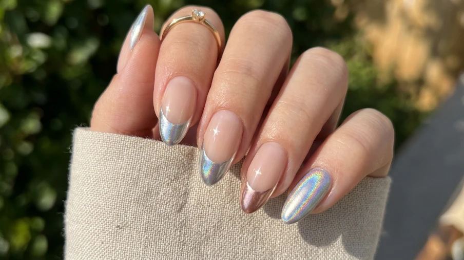 Chrome French Tips