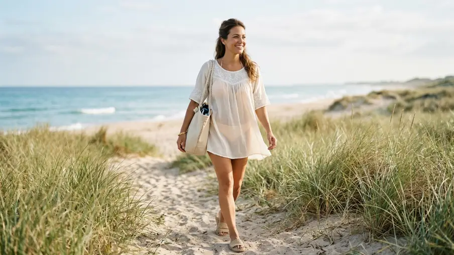 Flowy Summer Tunic as a Swimsuit Coverup