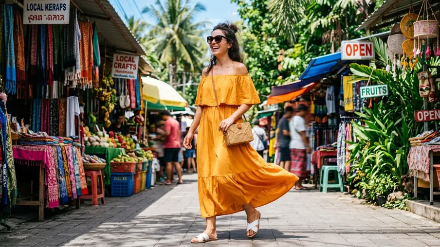  Flowy Sundress in a Bold Solid Color