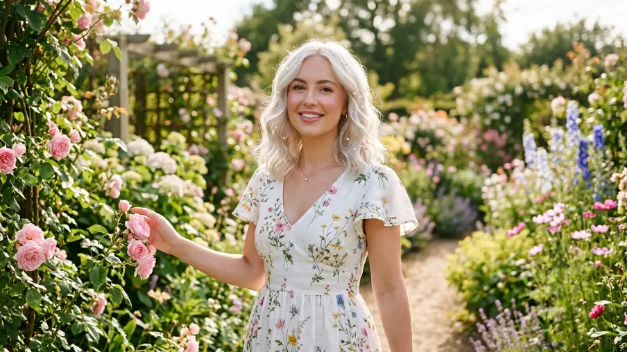 The White Wavy Lob