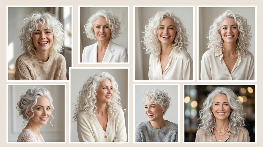 15 Modern Ideas for White Curly Hair Looks for 2026 Must try