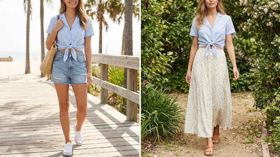 Tie-Front Summer Top