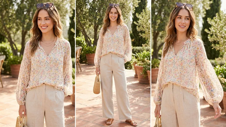 Flowy Chiffon Blouse