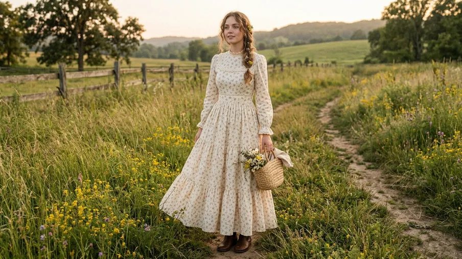 Vintage Inspired Prairie Dress