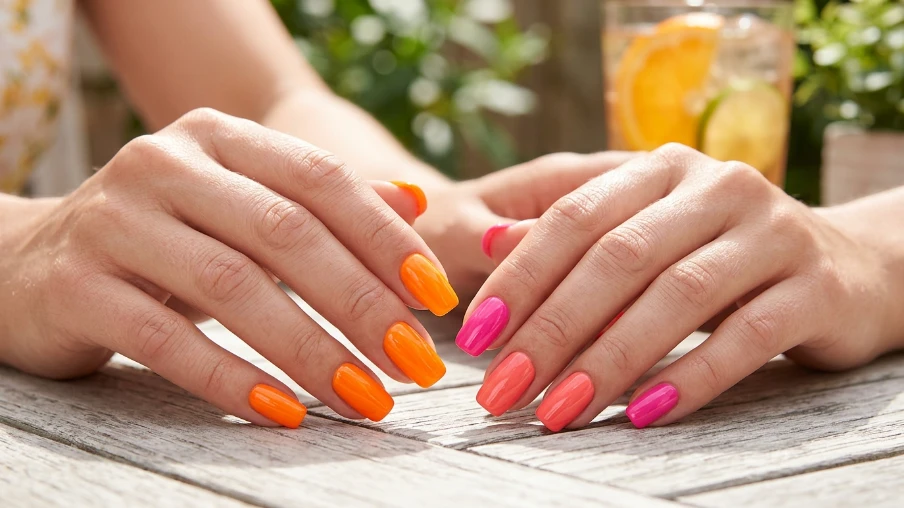Bright Color Nail Designs