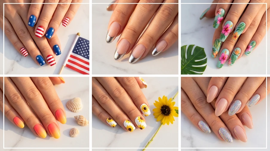 17 Stunning Ideas for July Nails Designs to Try This Month