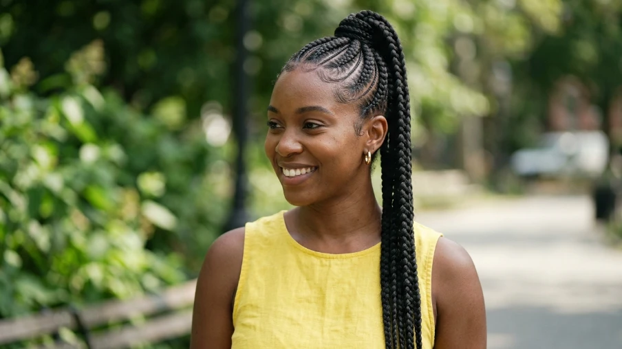  Braided Ponytail Hairstyle