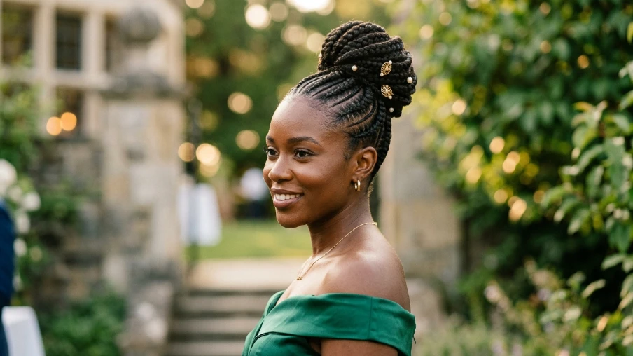Braided Bun Hairstyle